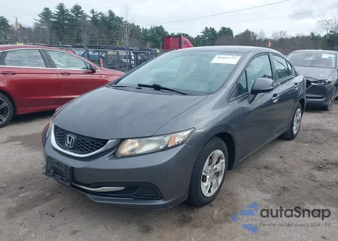 2013 Honda Civic Lx z USA, uszkodzony, nr VIN 2HGFB2F55DH579525
